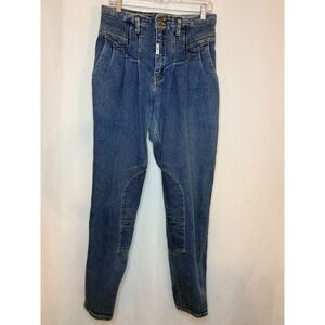 Vintage Miller's Riding Jeans Womens 32 Western Equestrian Knee Patch Barn Denim